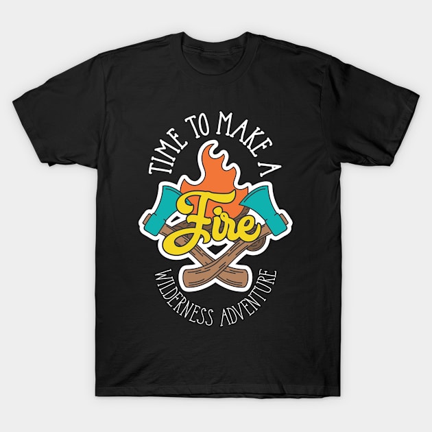 Time to make a wilderness adventure T-Shirt by ShirtyLife